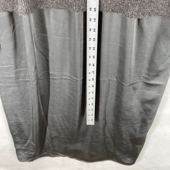 Lane Bryant Sweater Dress Women's‎ 22/24 Gray Stretch Knit Maxi Long Sleeve NWT - Picture 9 of 11